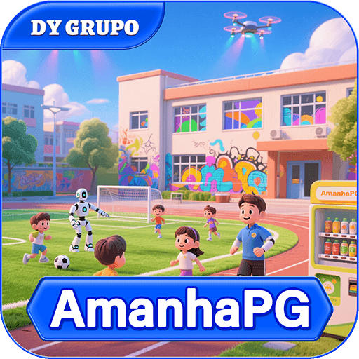 logotipo da plataforma amanhapg onde você poderá se cadastrar gratuitamente